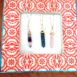 Fluorite Point Necklace