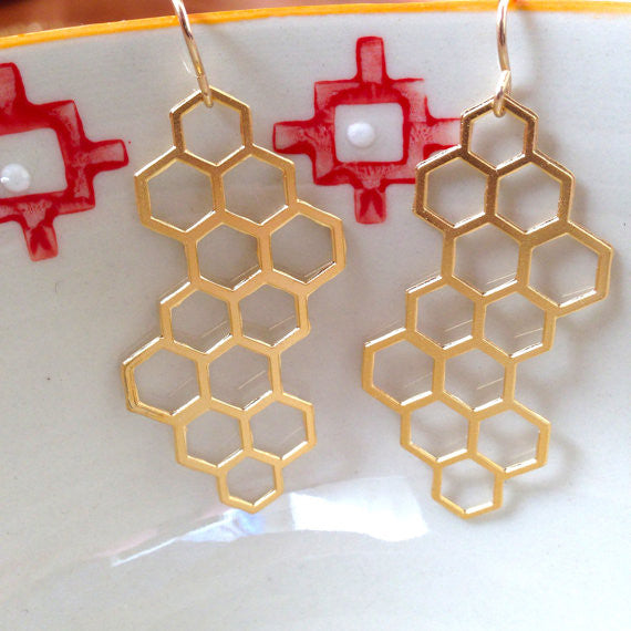 Honeycomb Earrings